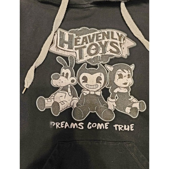 Premimum Men Heavenly Toys‎ Black Hoodie size Small - Picture 2 of 8